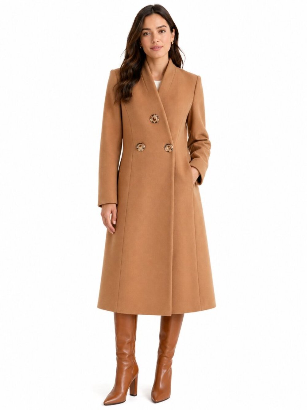 Stella McCartney Penrose Pre-Fall 2015 Runway Camel Tan Wool Coat